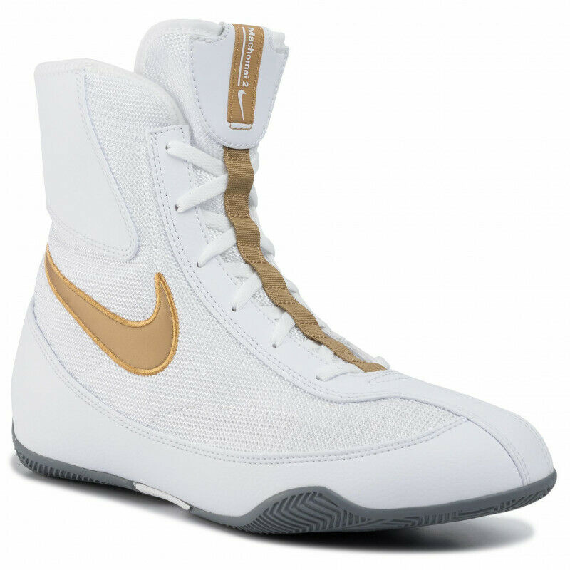 Nike Machomai 2 Boxing Shoes - White/Gold-41899