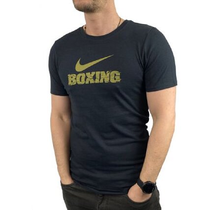 NIKE MEN'S BOXING SHATTERED LOGO TEE