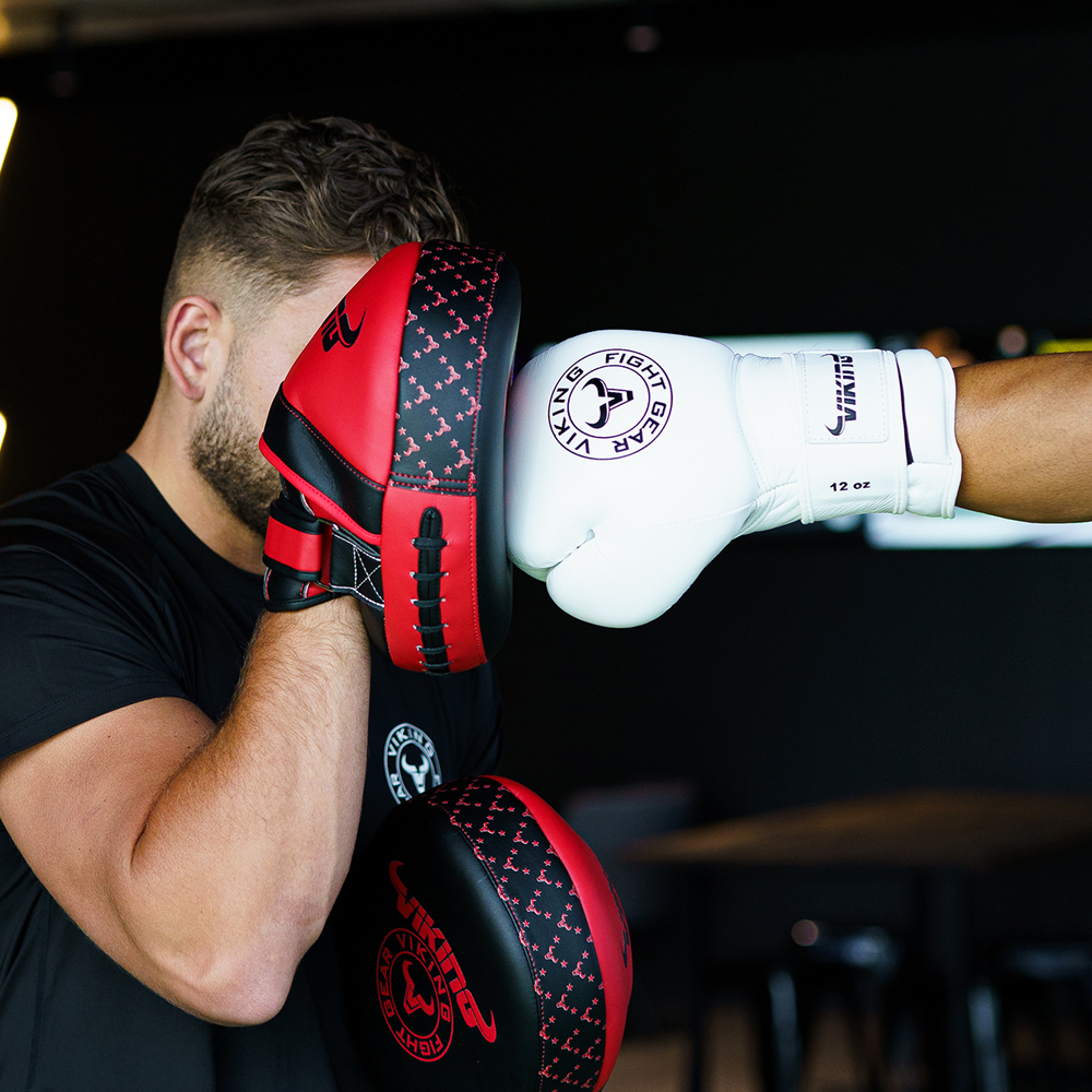 Viking Savage Leather Wrist Locking Boxing gloves - Image 18