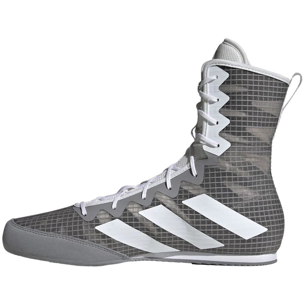 Adidas Box Hog 4 Boxing Shoes - Grey/ White