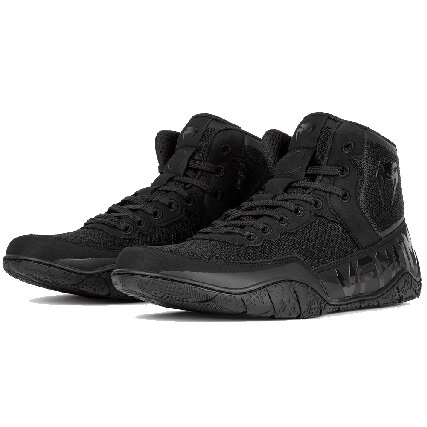 Venum Elite Wrestling Shoes - Black/Black