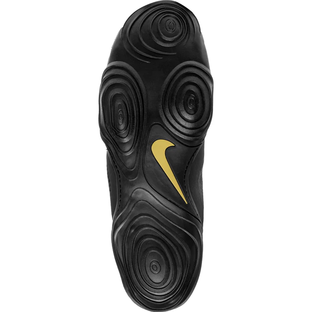 Nike Hypersweep Wrestling Shoes – Black/Gold - Image 3