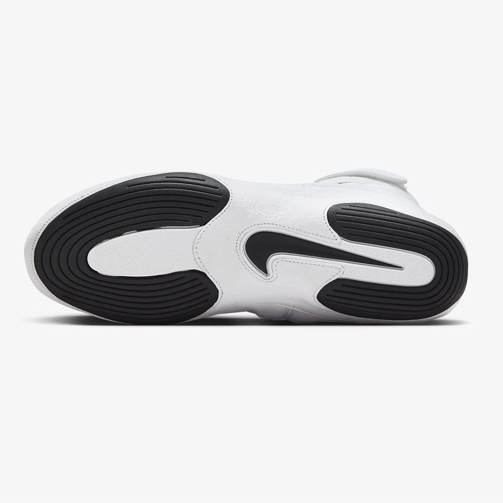 Nike Inflict 3 Wrestling Shoes - White/Black - Image 3
