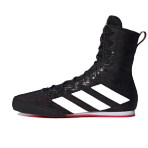 Adidas Box Hog 4 Boxing Shoes - Black/White/Ruby