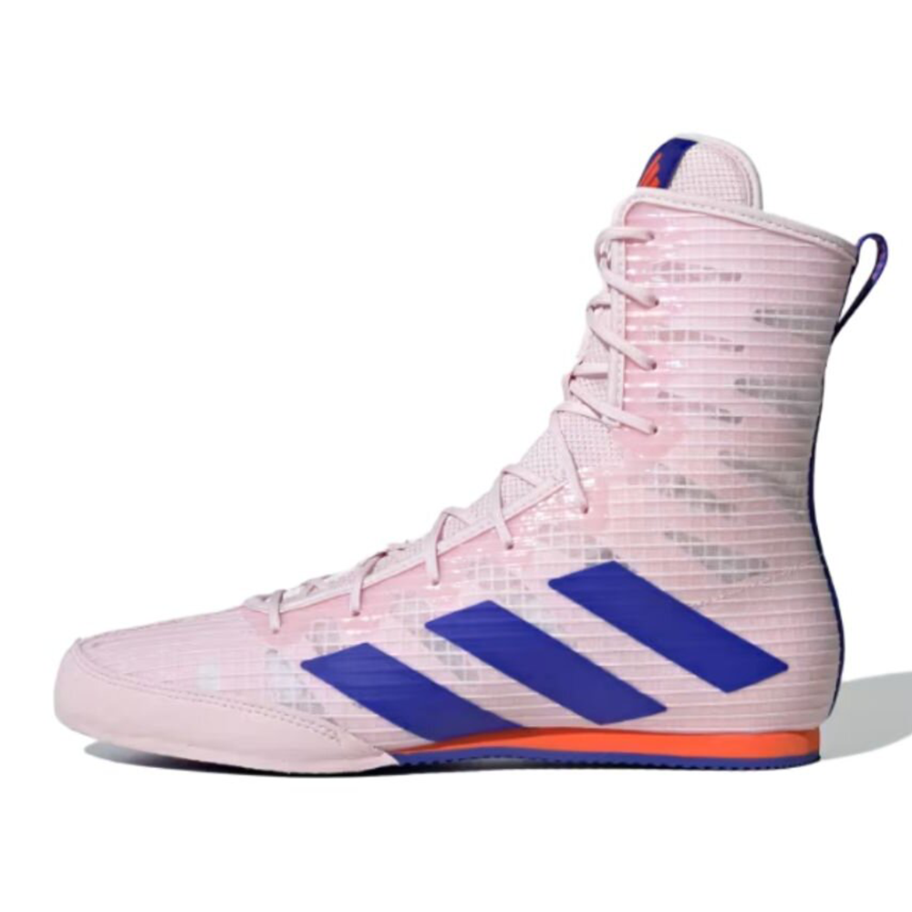 Adidas Box Hog 4 Boxing Shoes - Pink/Blue/Orange