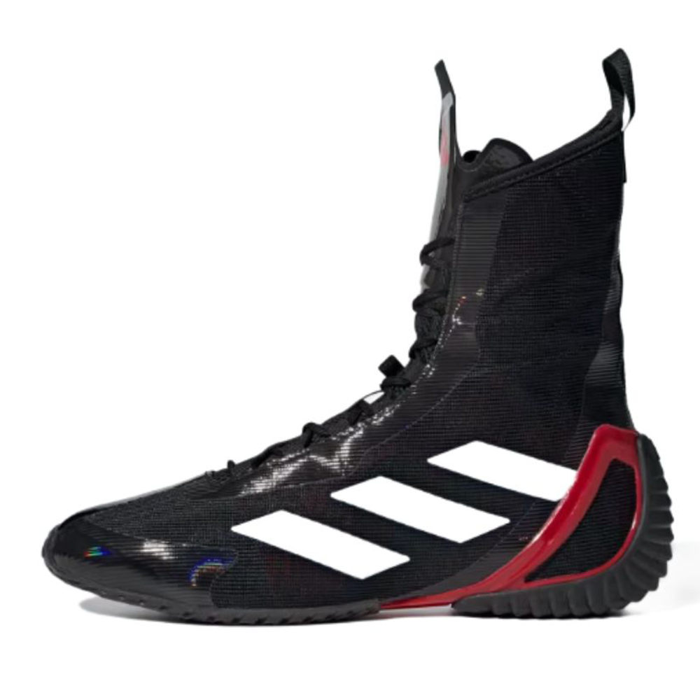 Adidas Speedex Ultra Boxing Shoes - Black/White/Ruby