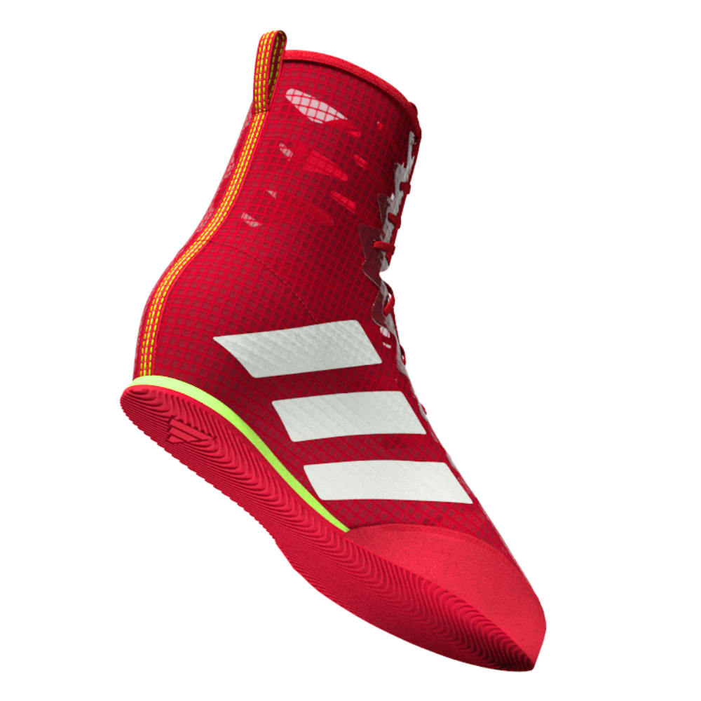 Adidas Box Hog 4 Boxing Shoes - Red - Image 4
