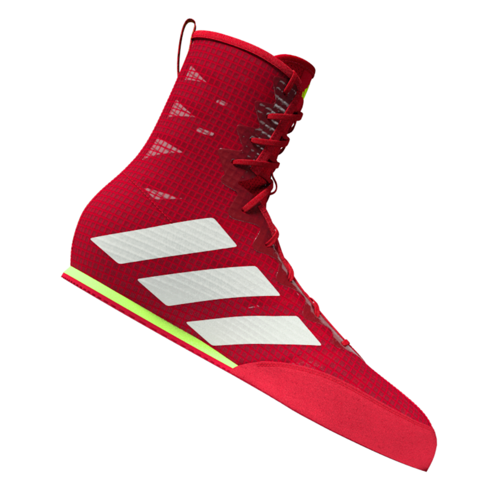 Adidas Box Hog 4 Boxing Shoes - Red - Image 5
