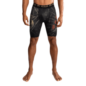 Venum Santa Muerte 5.0 Men's Vale Tudo Shorts - Deep Black/Gold
