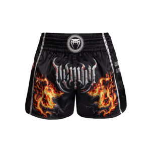 Venum Gladiator 5.0 Muay Thai Shorts - Black/Neon Orange