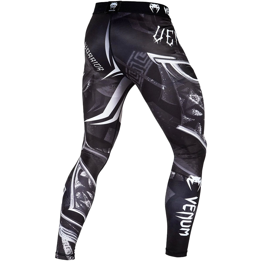Venum Gladiator 3.0 Compression Tights - Black/White - Image 4