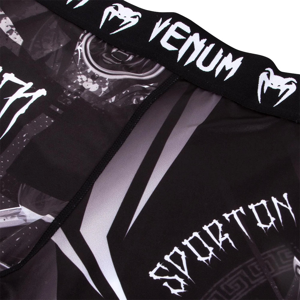 Venum Gladiator 3.0 Compression Tights - Black/White - Image 5