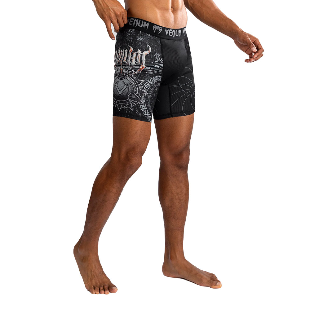 Venum Gladiator 5.0 Men's Vale Tudo Shorts - Black/Silver