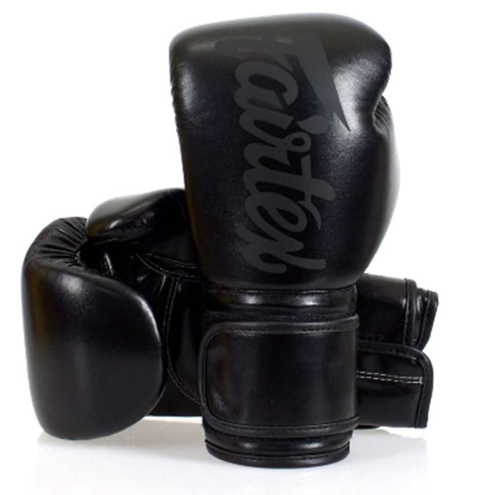 Fairtex BGV14SB  Muay Thai Gloves (Solid Black)