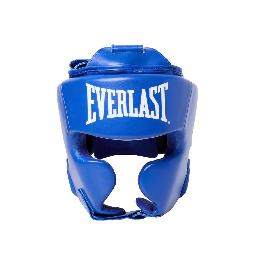 Everlast Amateur Cheek Covered Competition Headgear Blue