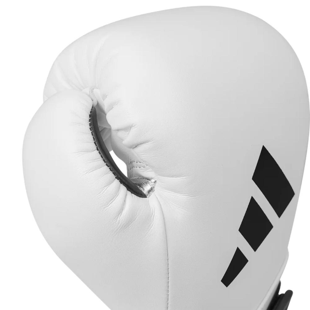 adidas Adispeed 501 Pro Boxing Gloves - White/Black - Image 4