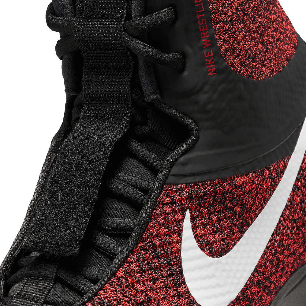 Nike Tawa Wrestling Shoes - Black/ White / Red - Image 3