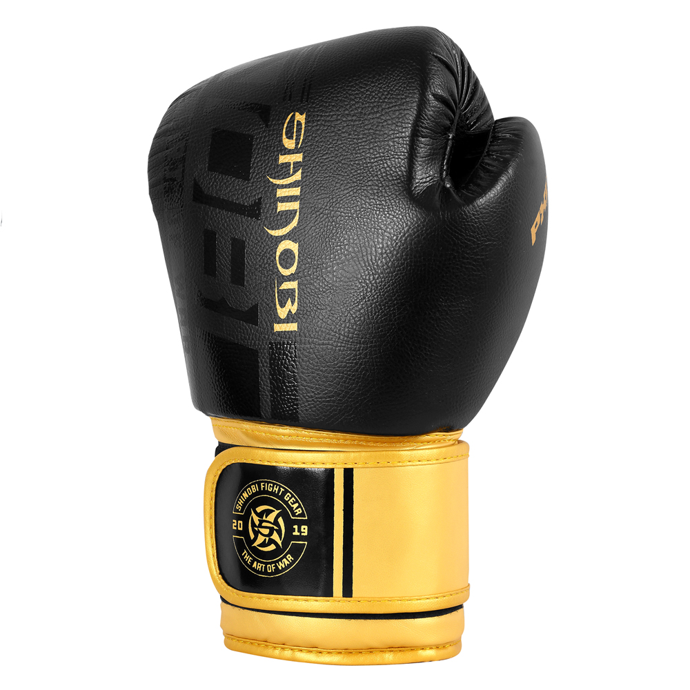 Shinobi Creed Boxing Glove / Black/Gold - Image 3